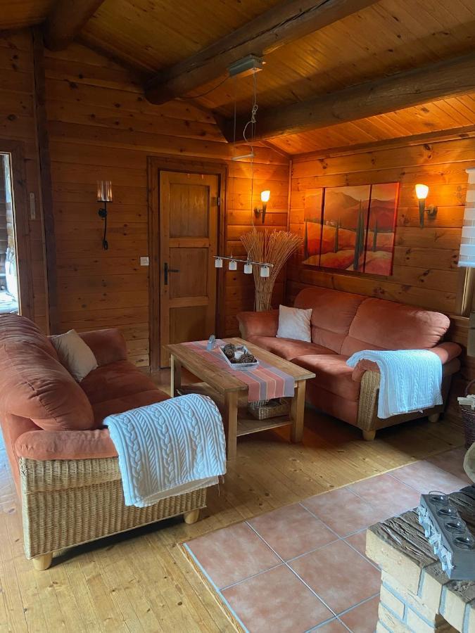 Blockhaus Ferienzauber Villa Bromskirchen Exterior foto