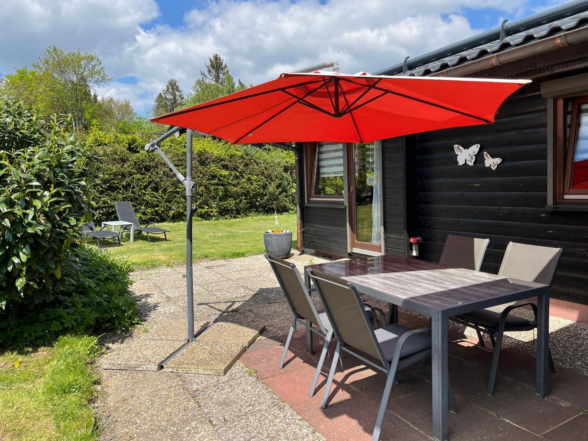 Blockhaus Ferienzauber Villa Bromskirchen Exterior foto