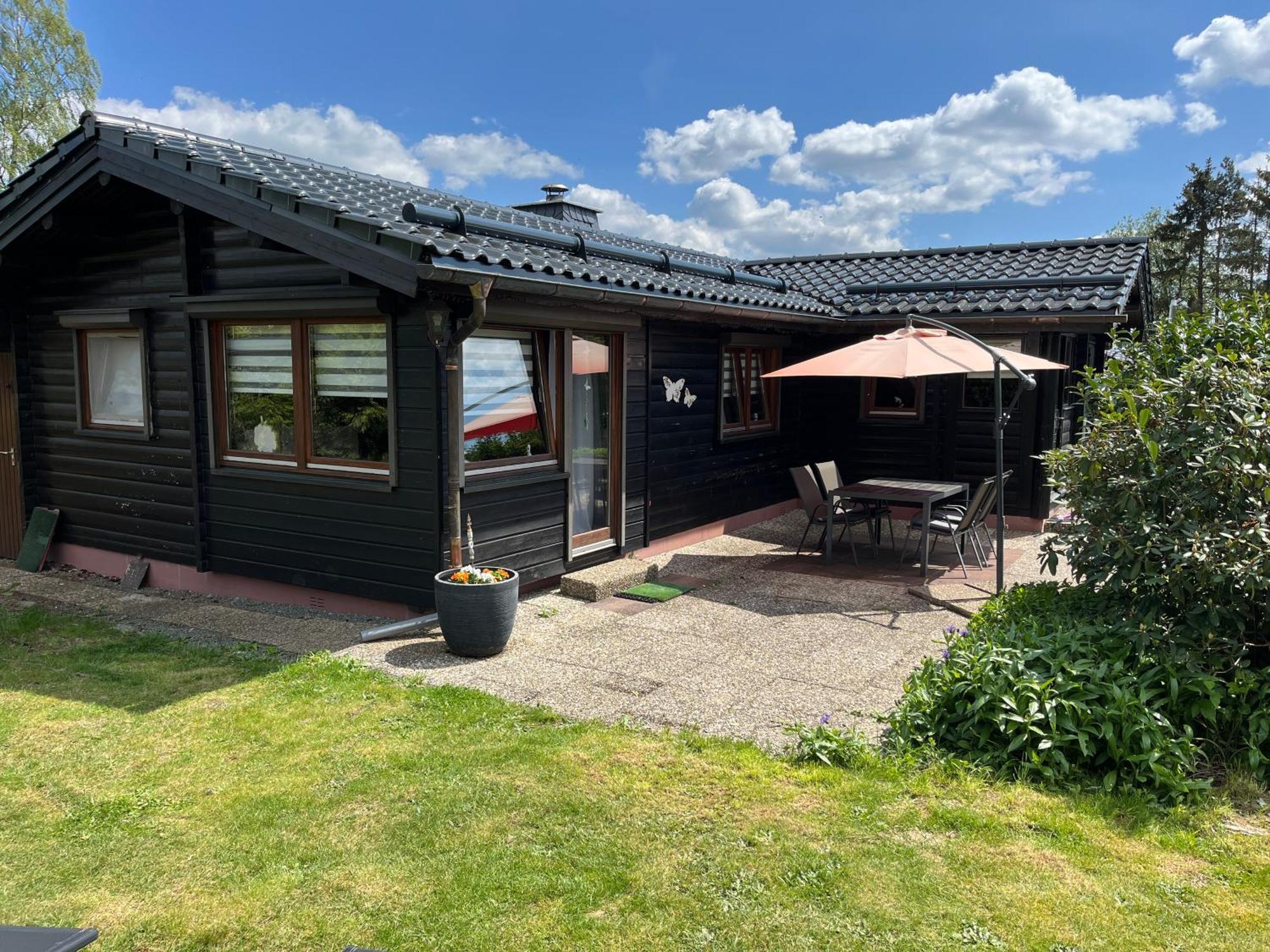 Blockhaus Ferienzauber Villa Bromskirchen Exterior foto